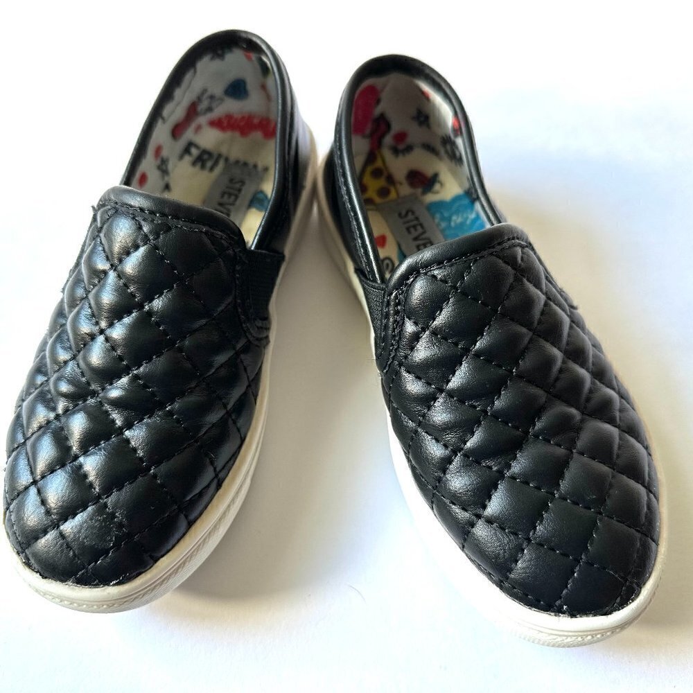 Toddler Steve Madden Casual Quilted Slip On Sneakers